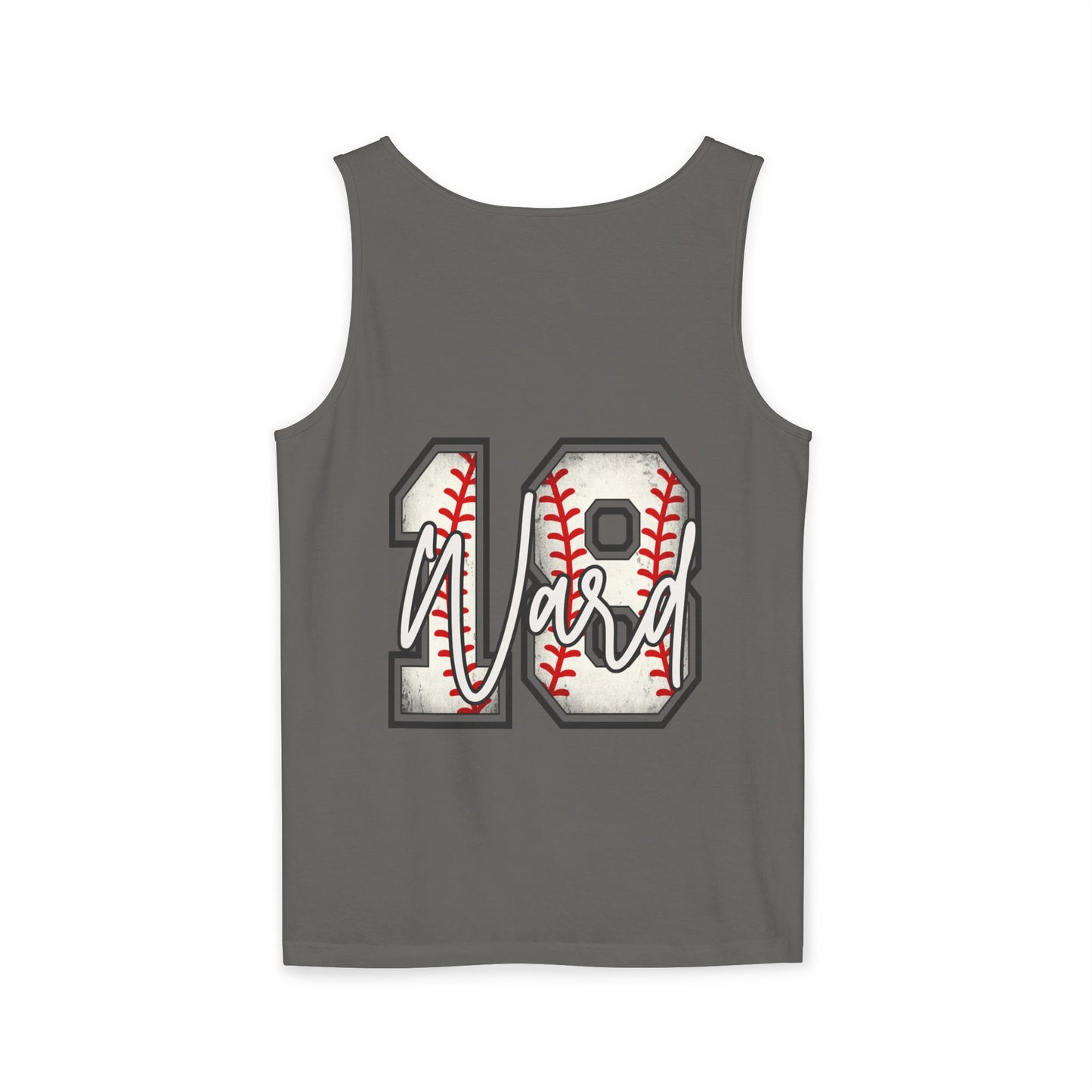 Personalized Vintage Baseball Mama Garment-Dyed Tank
