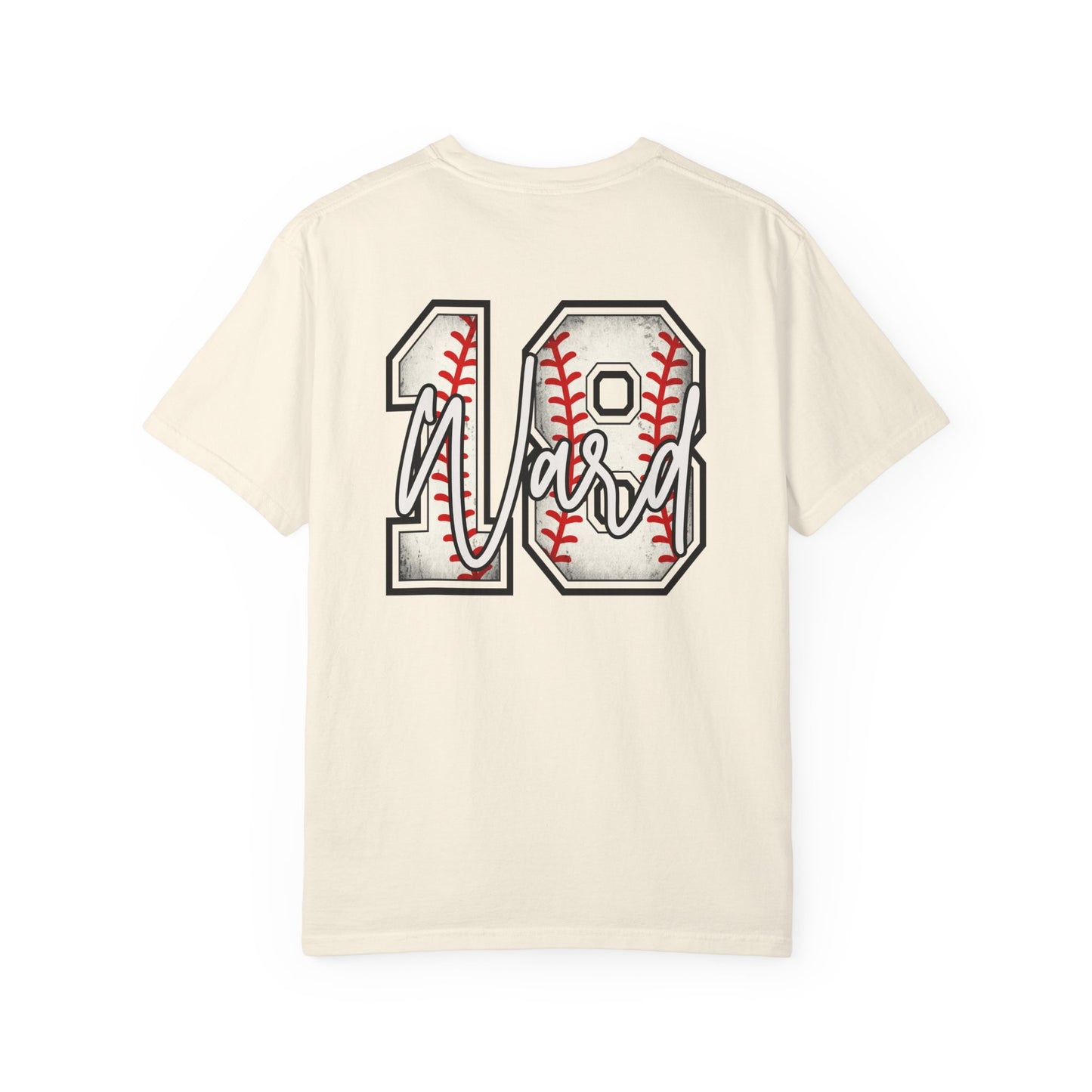 Personalized Vintage Baseball Mama Garment-Dyed Tee