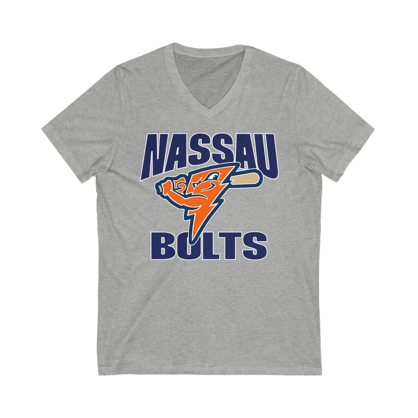 Personalized Adult Bolts Unisex V-Neck Tee