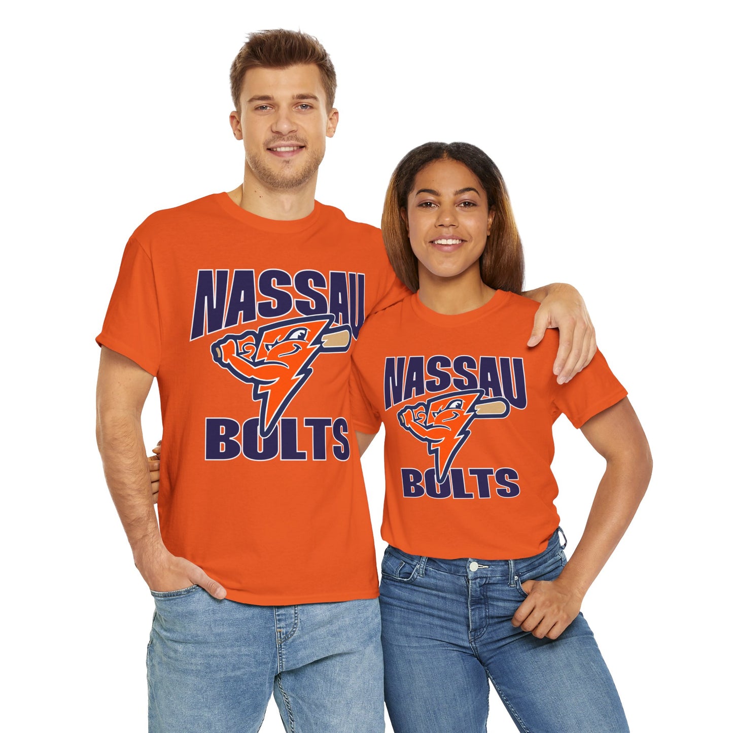 Personalized Adult Bolts Cotton Tee