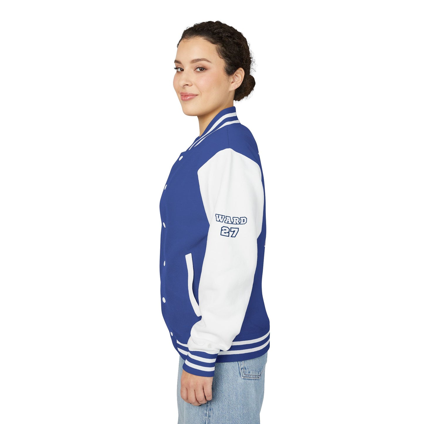 Personalized Bolts Adult Letterman Jacket
