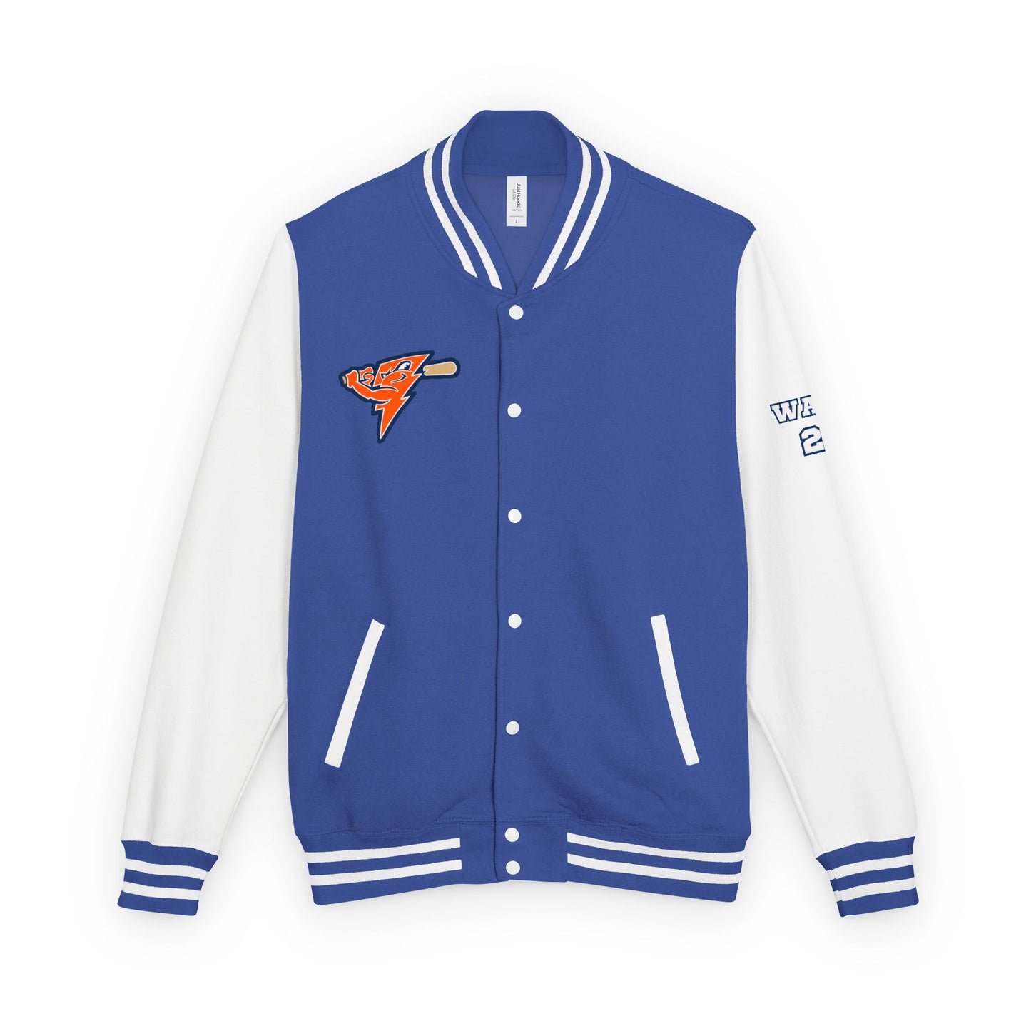 Personalized Bolts Adult Letterman Jacket