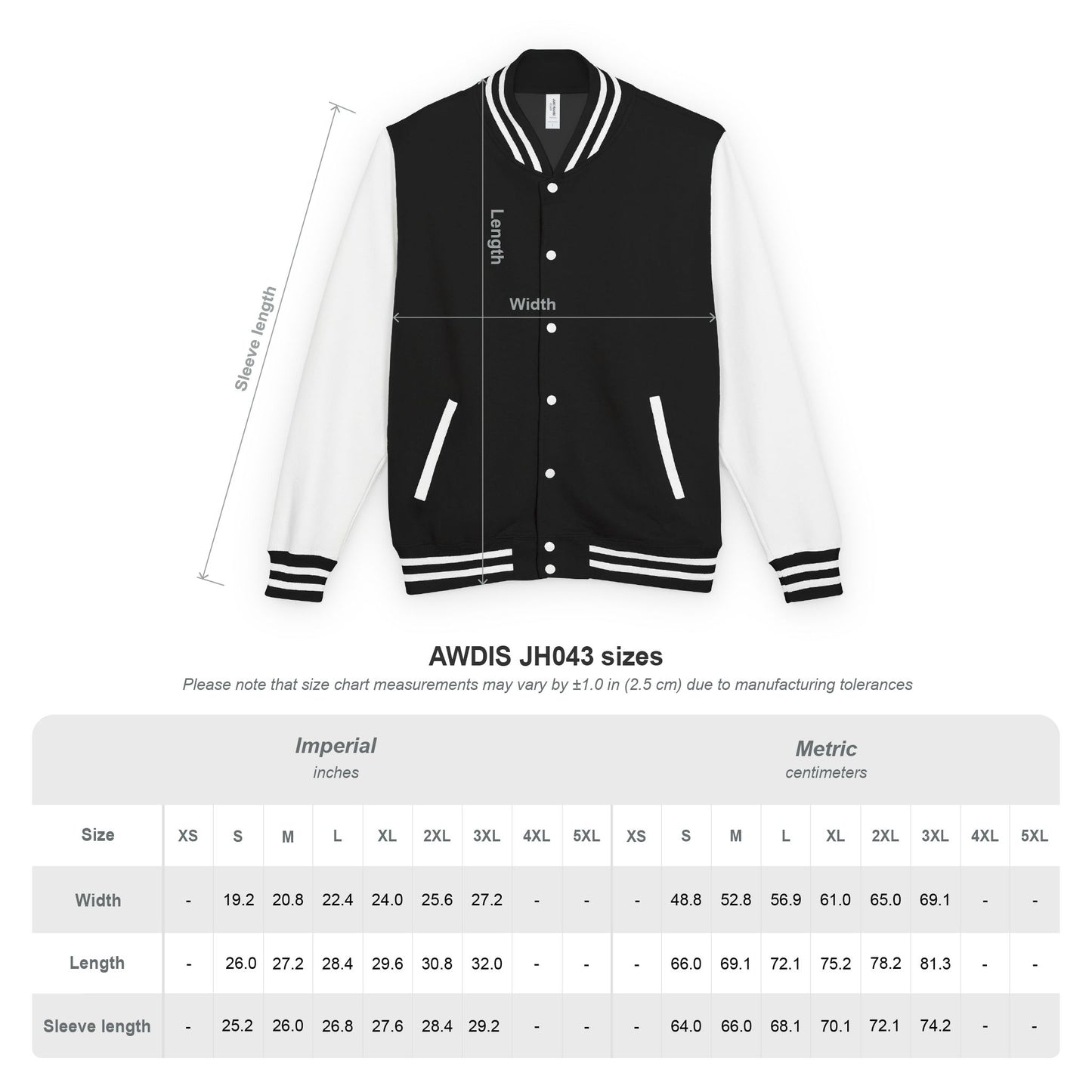 Personalized Bolts Adult Letterman Jacket