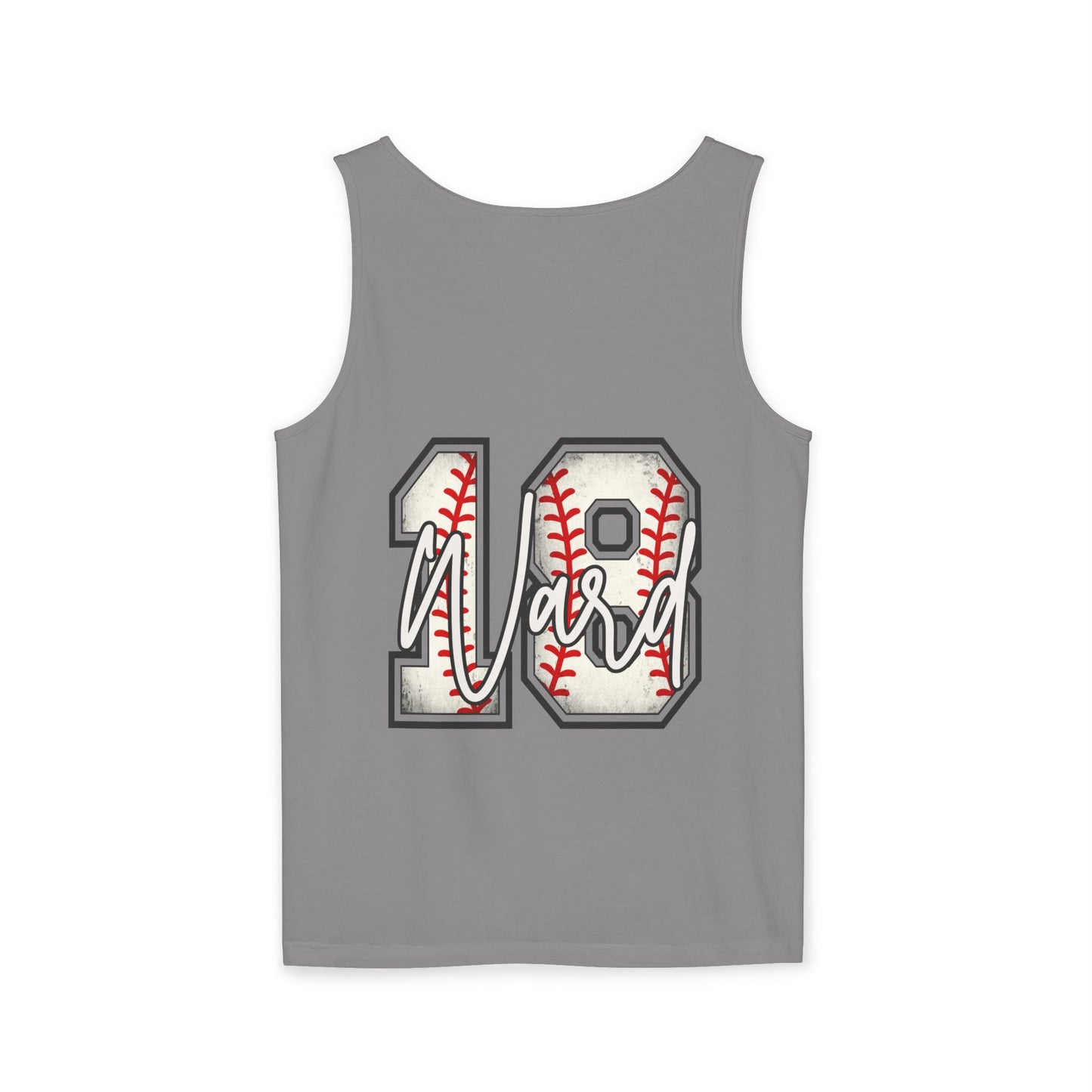 Personalized Vintage Baseball Mama Garment-Dyed Tank