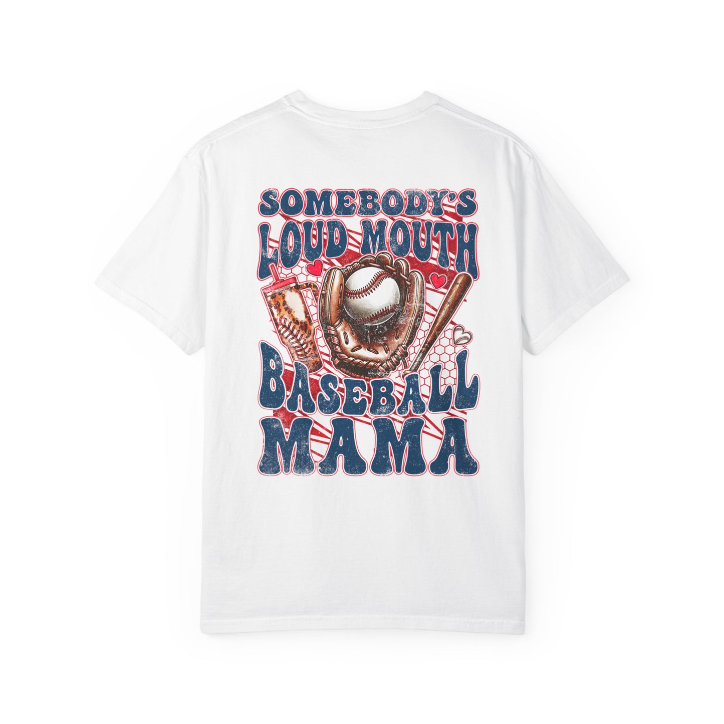 Personalized Loud Mouth Mama Garment-Dyed Tee