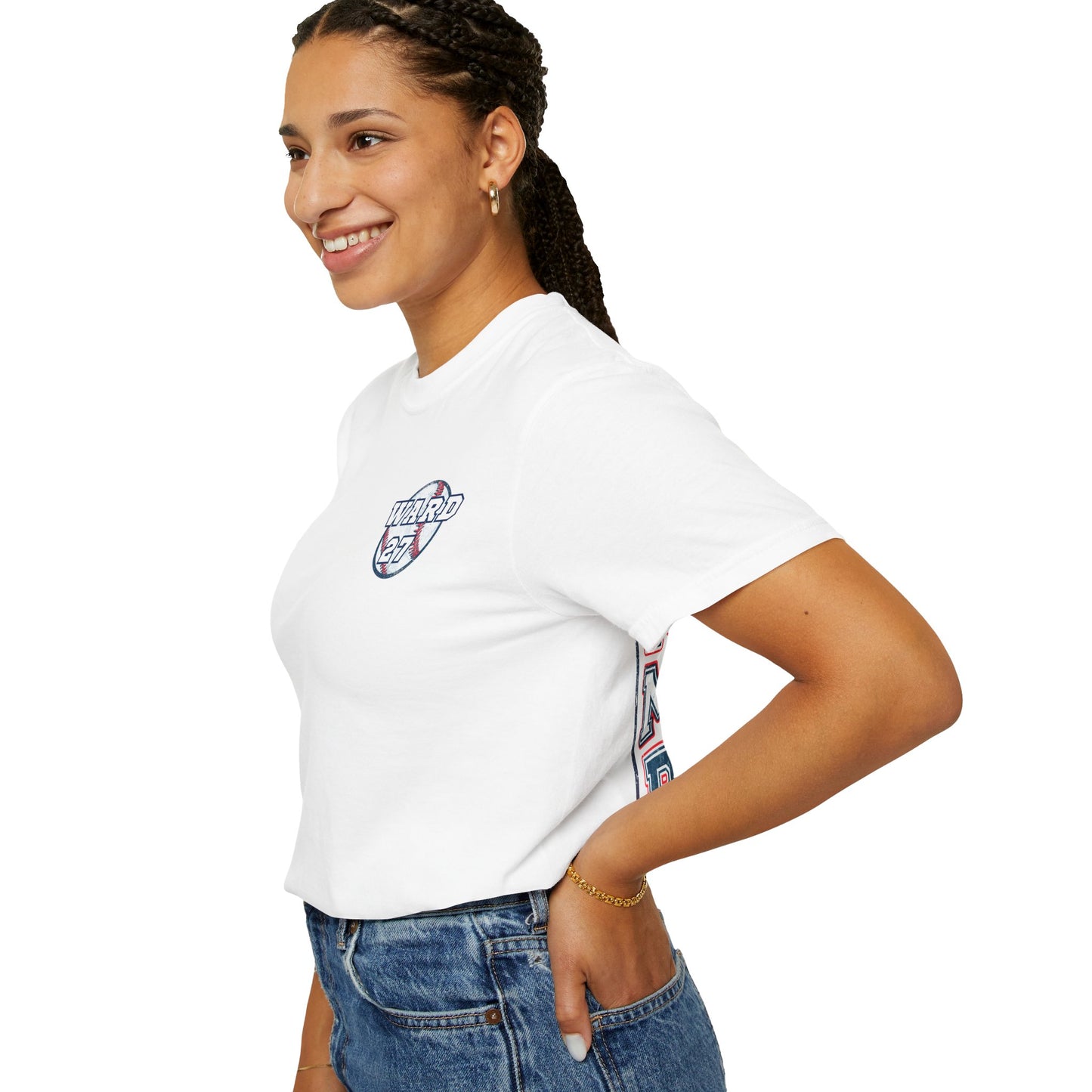 Personalized Baseball Mom Garment-Dyed Tee