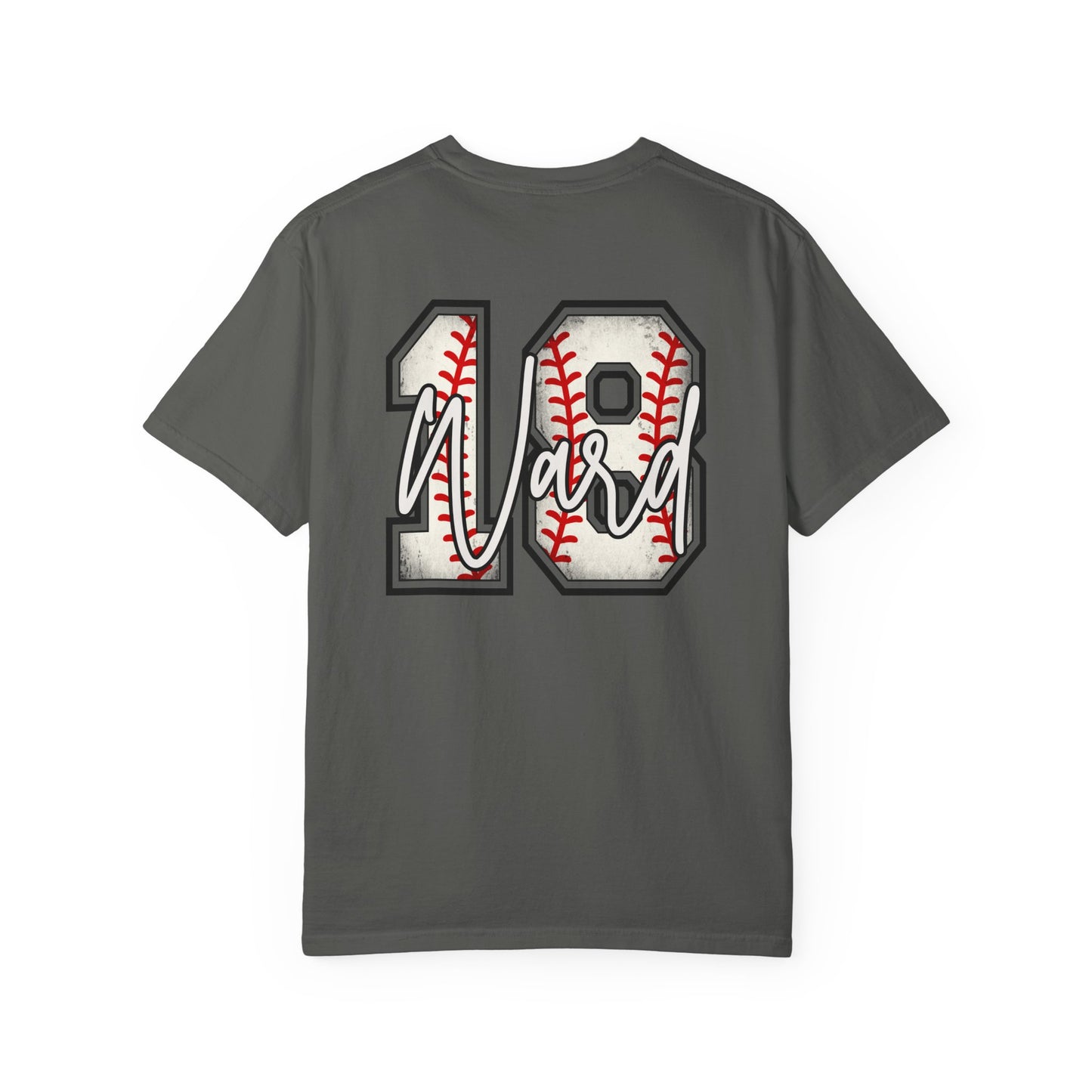 Personalized Vintage Baseball Mama Garment-Dyed Tee