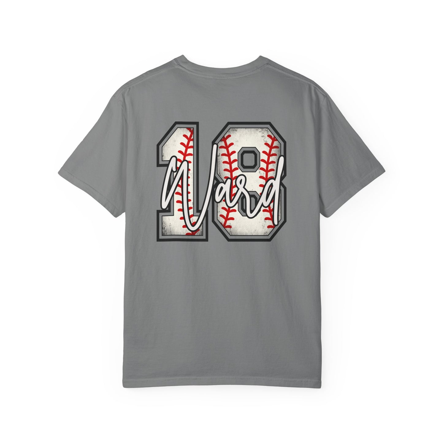 Personalized Vintage Baseball Mama Garment-Dyed Tee