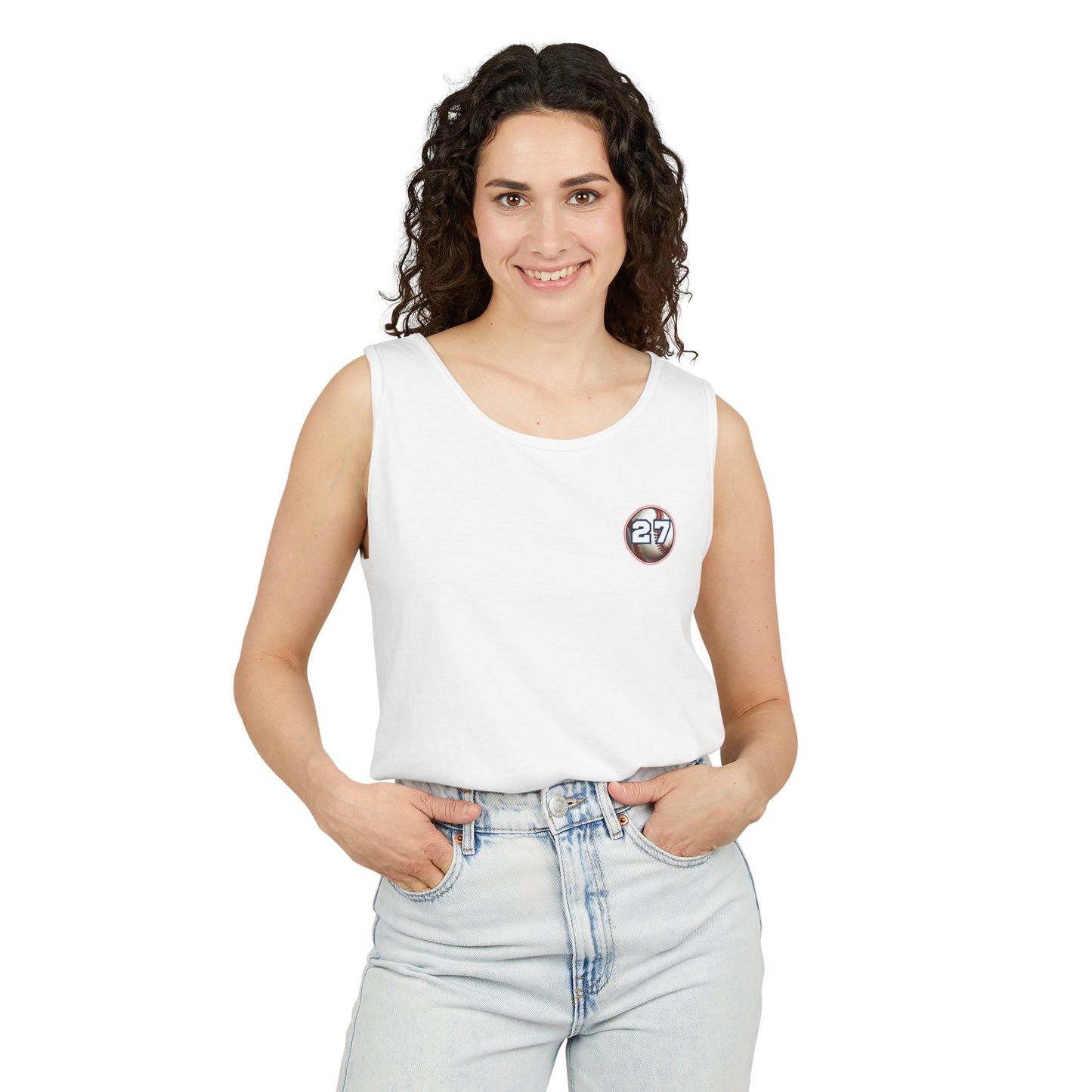 Personalized Loud Mouth Mama Garment-Dyed Tank