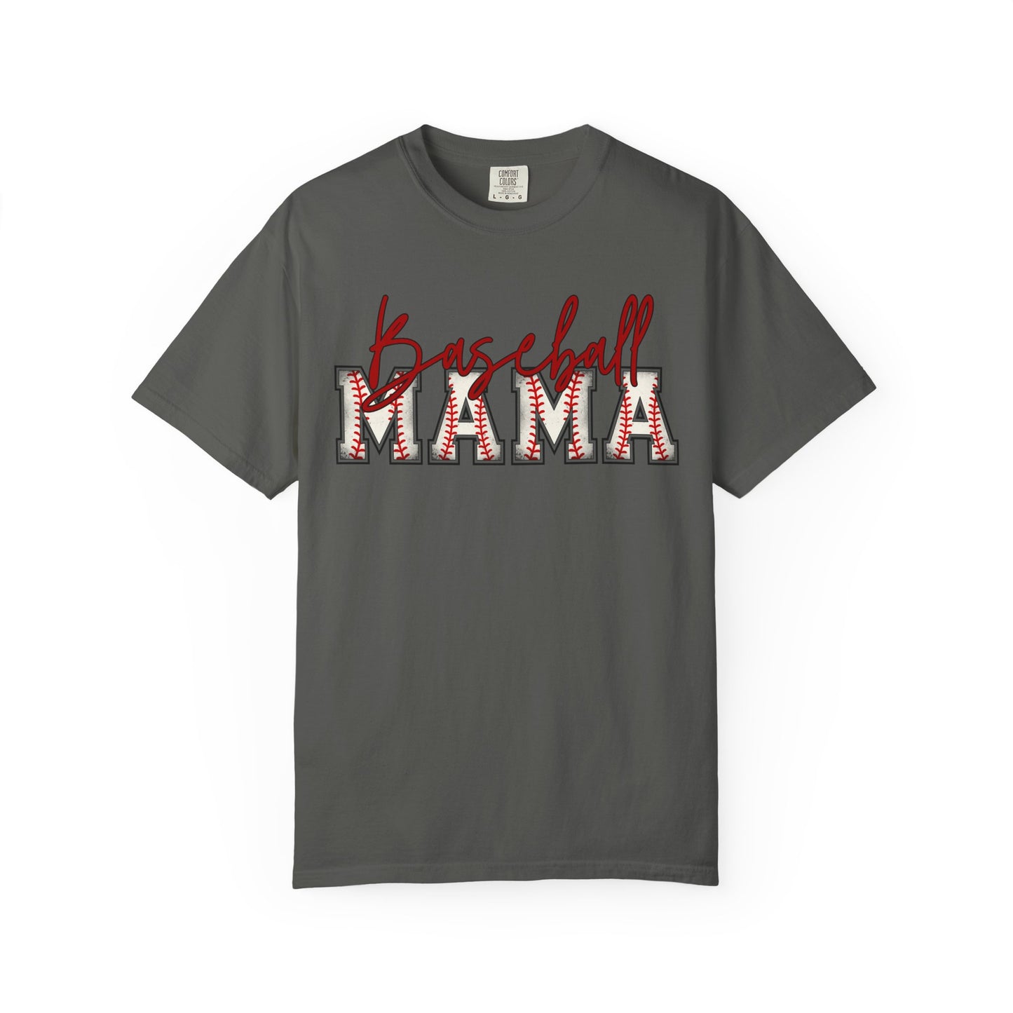Personalized Vintage Baseball Mama Garment-Dyed Tee
