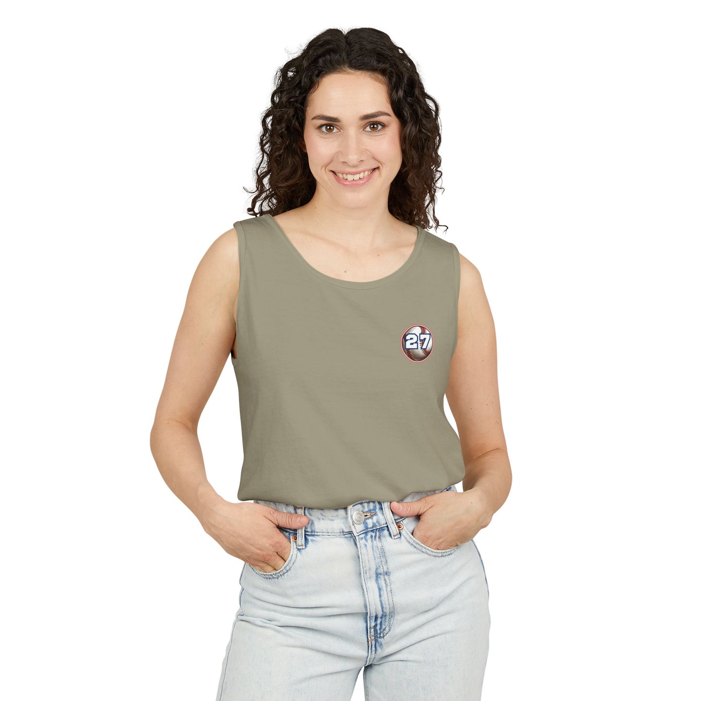 Personalized Loud Mouth Mama Garment-Dyed Tank