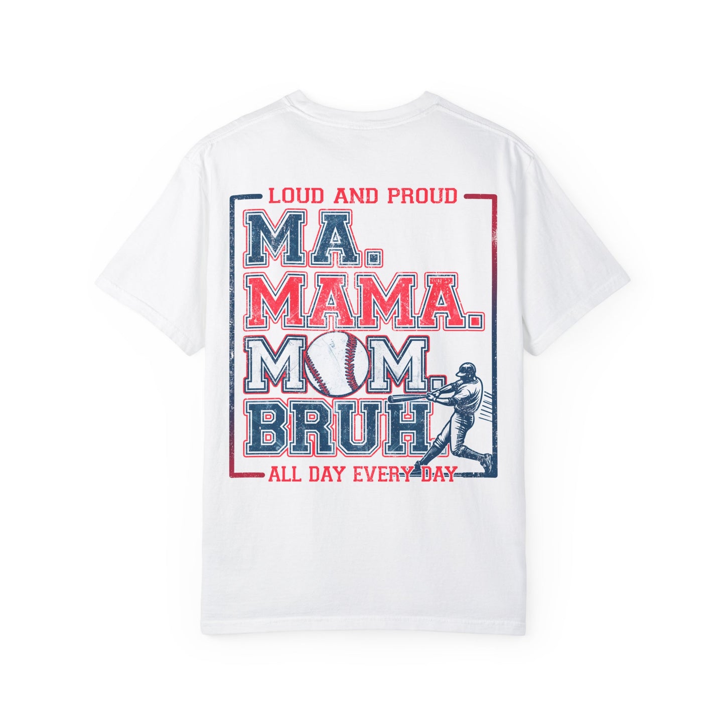 Personalized Baseball Mom Garment-Dyed Tee