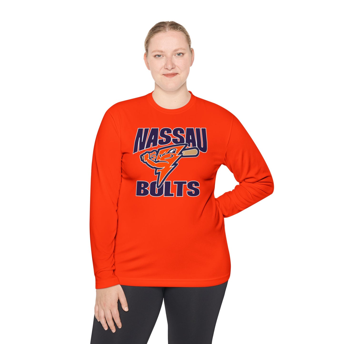 Personalized Bolts Adult Long Sleeve Dri-Fit Tee