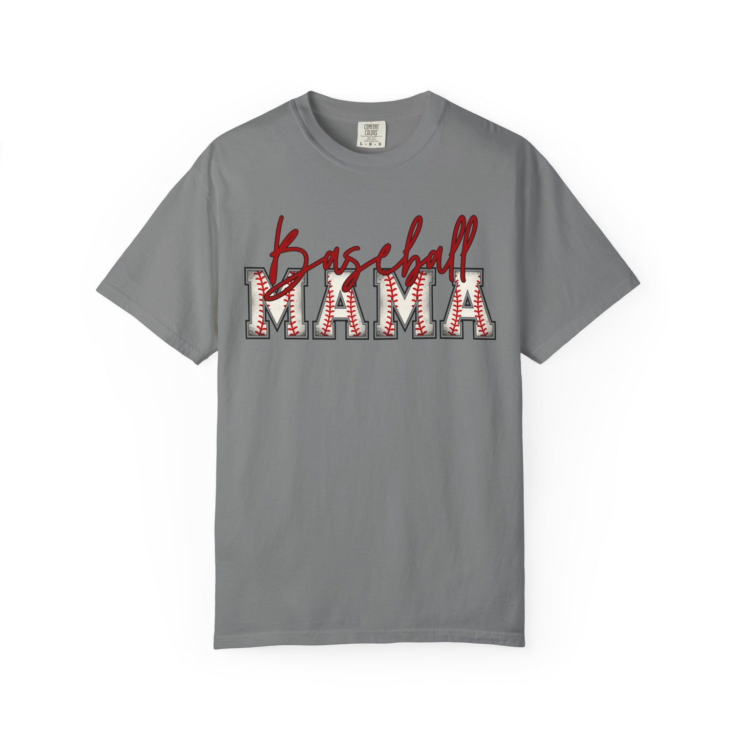 Personalized Vintage Baseball Mama Garment-Dyed Tee