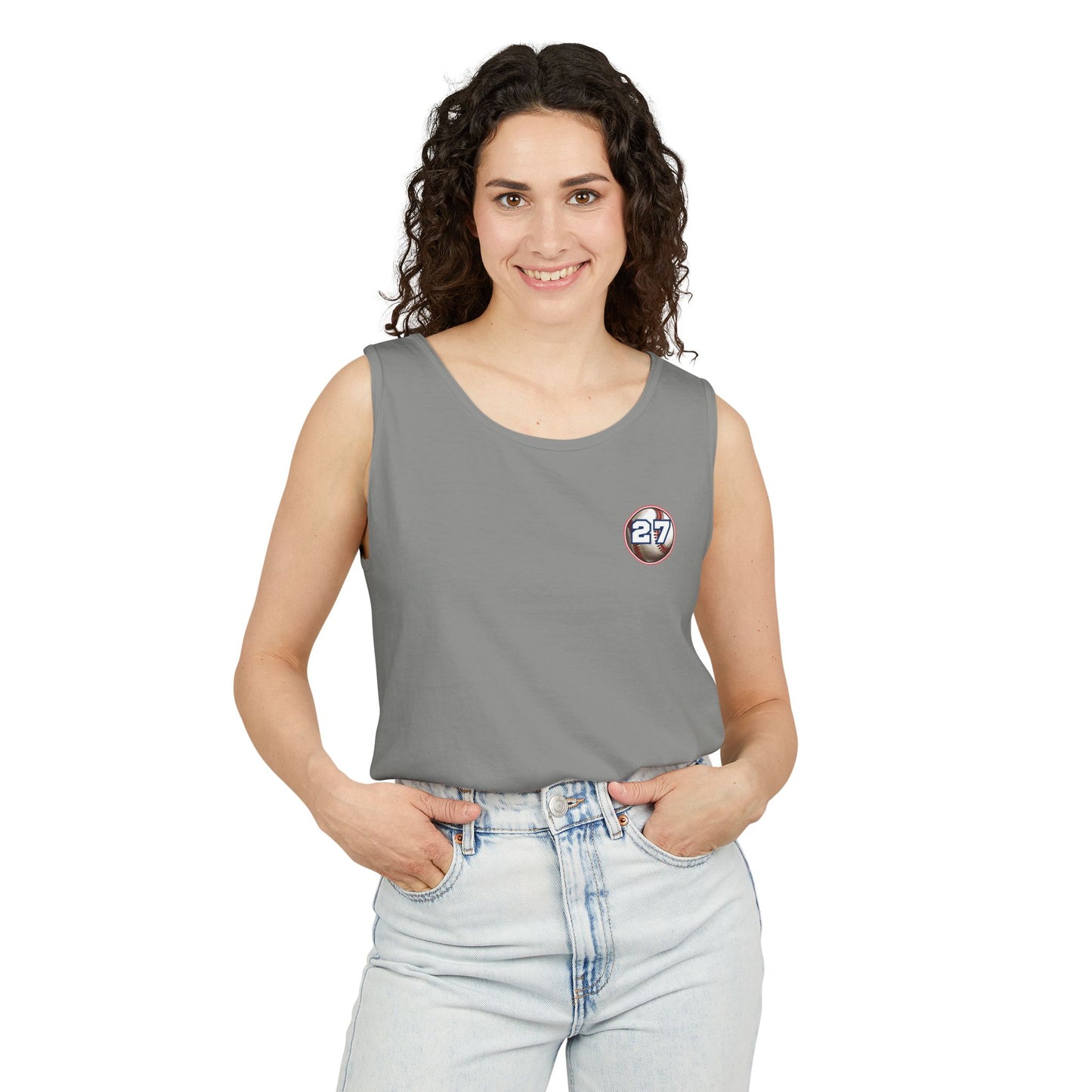 Personalized Loud Mouth Mama Garment-Dyed Tank