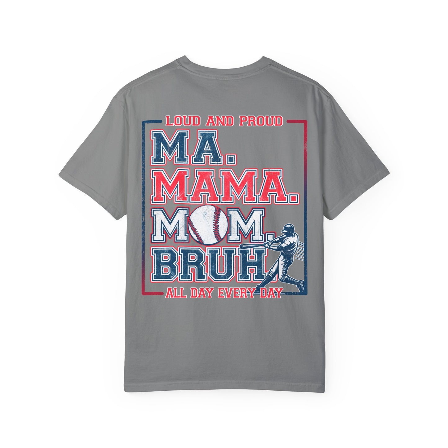 Personalized Baseball Mom Garment-Dyed Tee