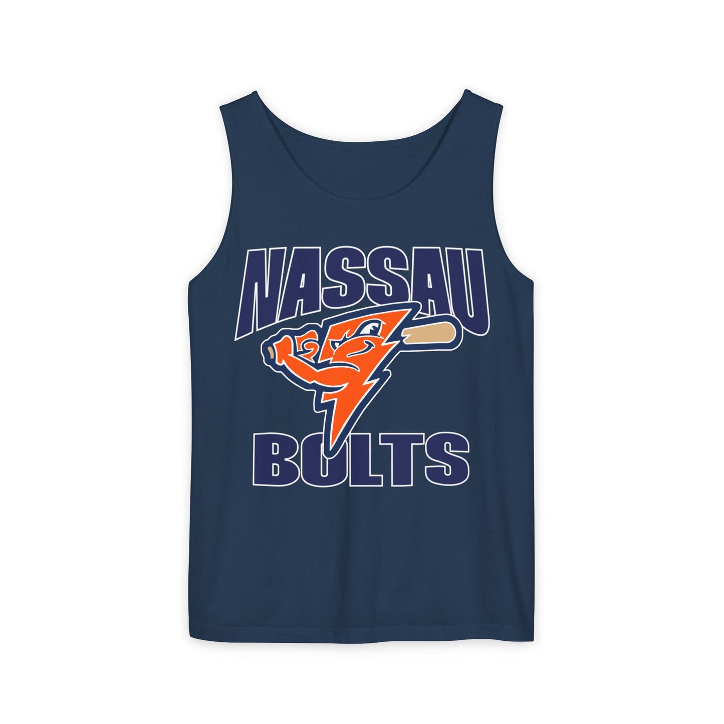 Bolts Adult Garment-Dyed Tank Top