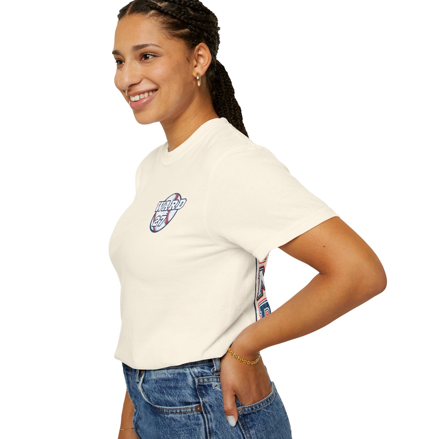 Personalized Baseball Mom Garment-Dyed Tee
