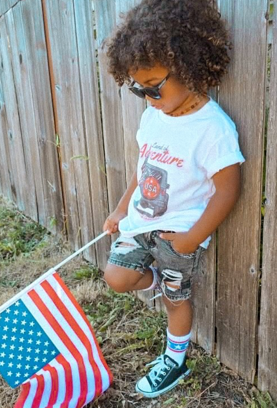 Land Of Adventure | Americana | Toddler Tee
