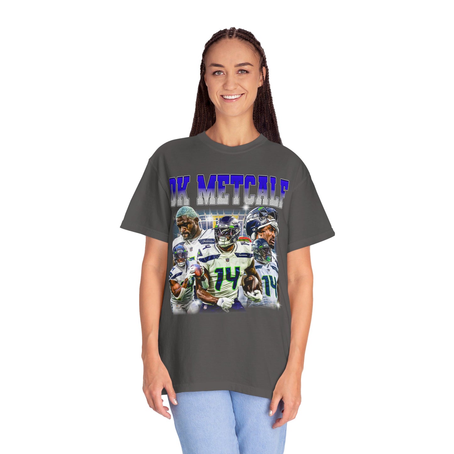 Dk Metcalf | Seahawks | Unisex Garment-Dyed T-shirt