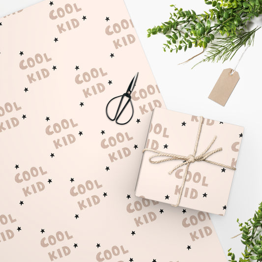 Cool Kid | Wrapping Paper Sheet 24" × 36"