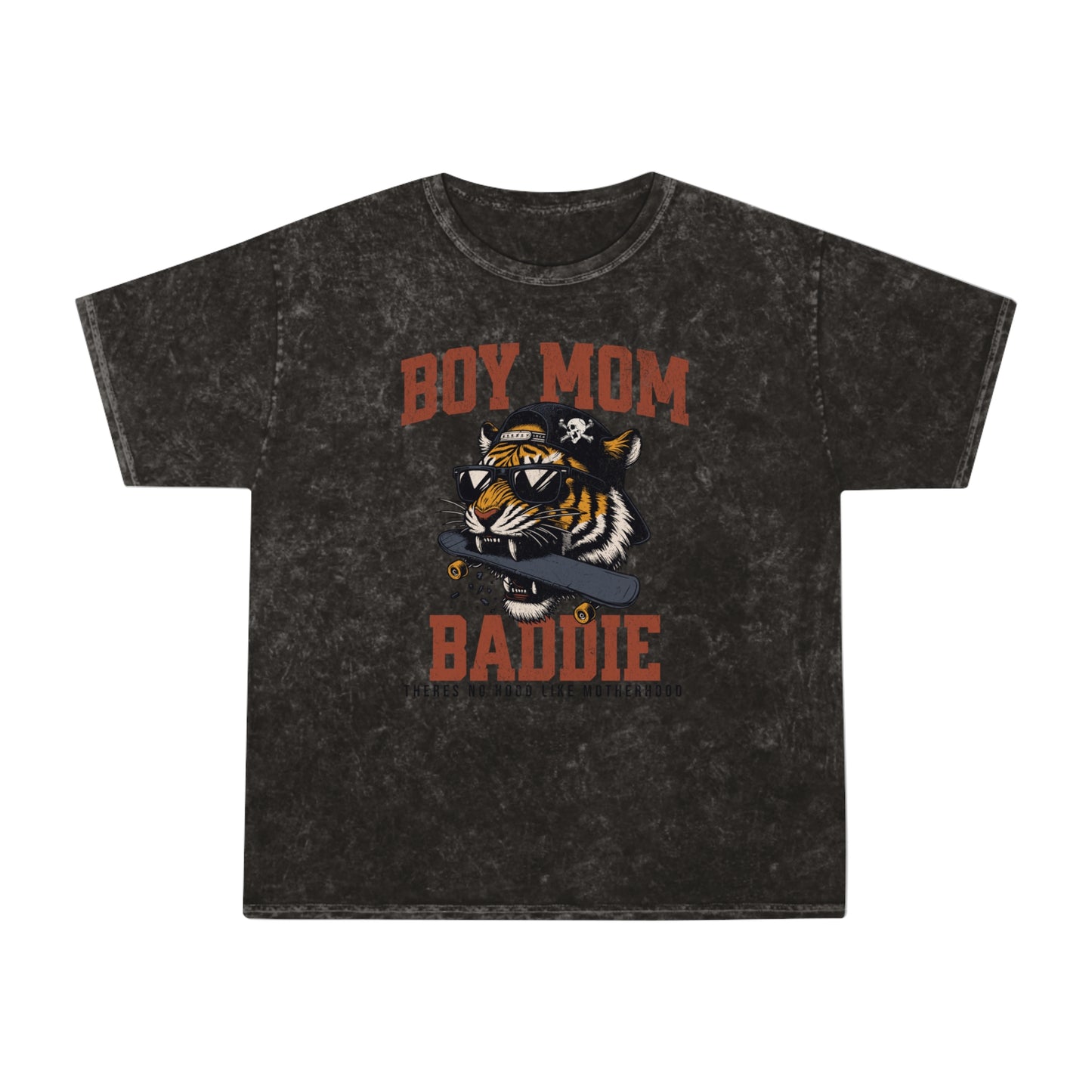 Boy Mom Baddie | Unisex Mineral Wash T-Shirt