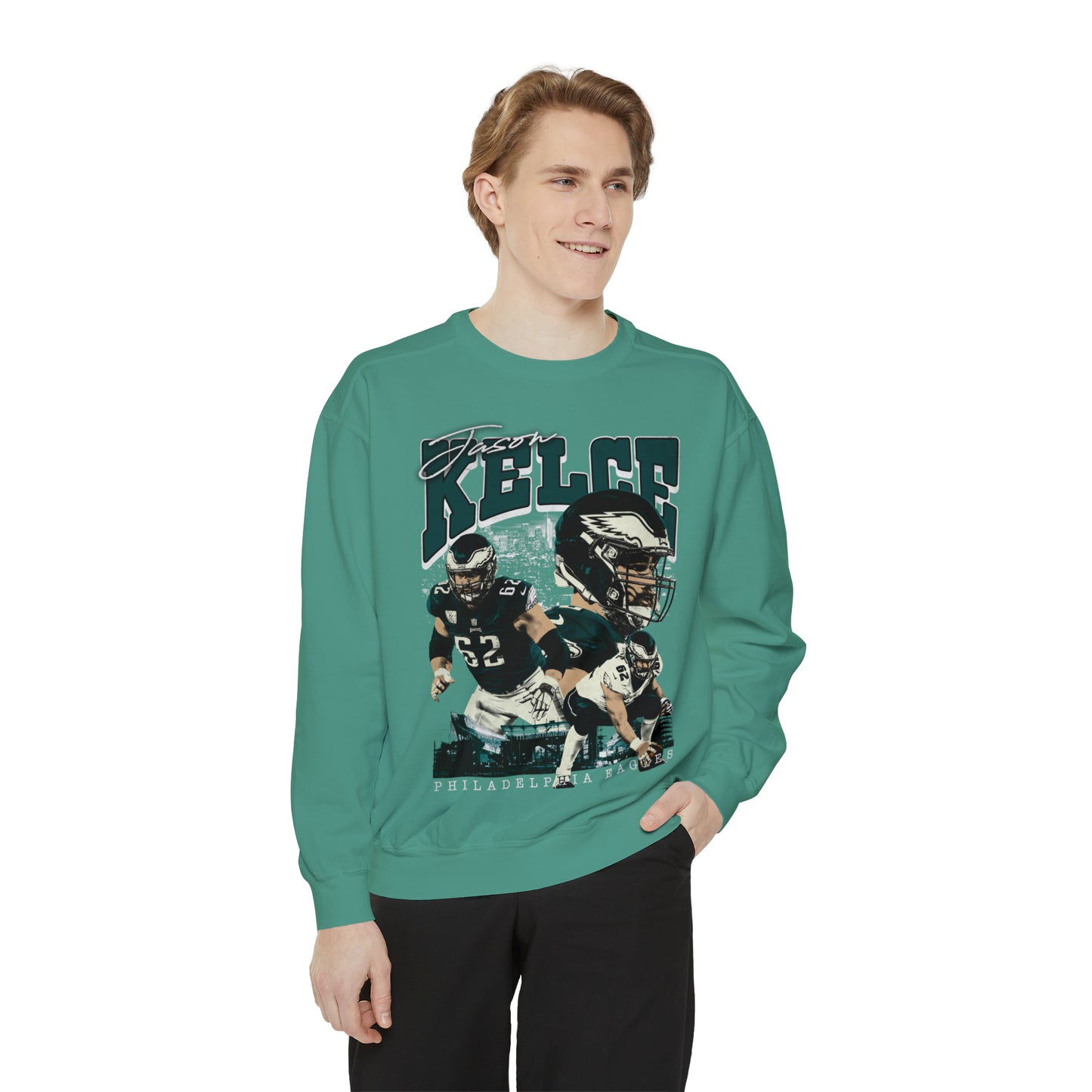 Jason Kelce | Eagles | Unisex Comfort Colors Crewneck