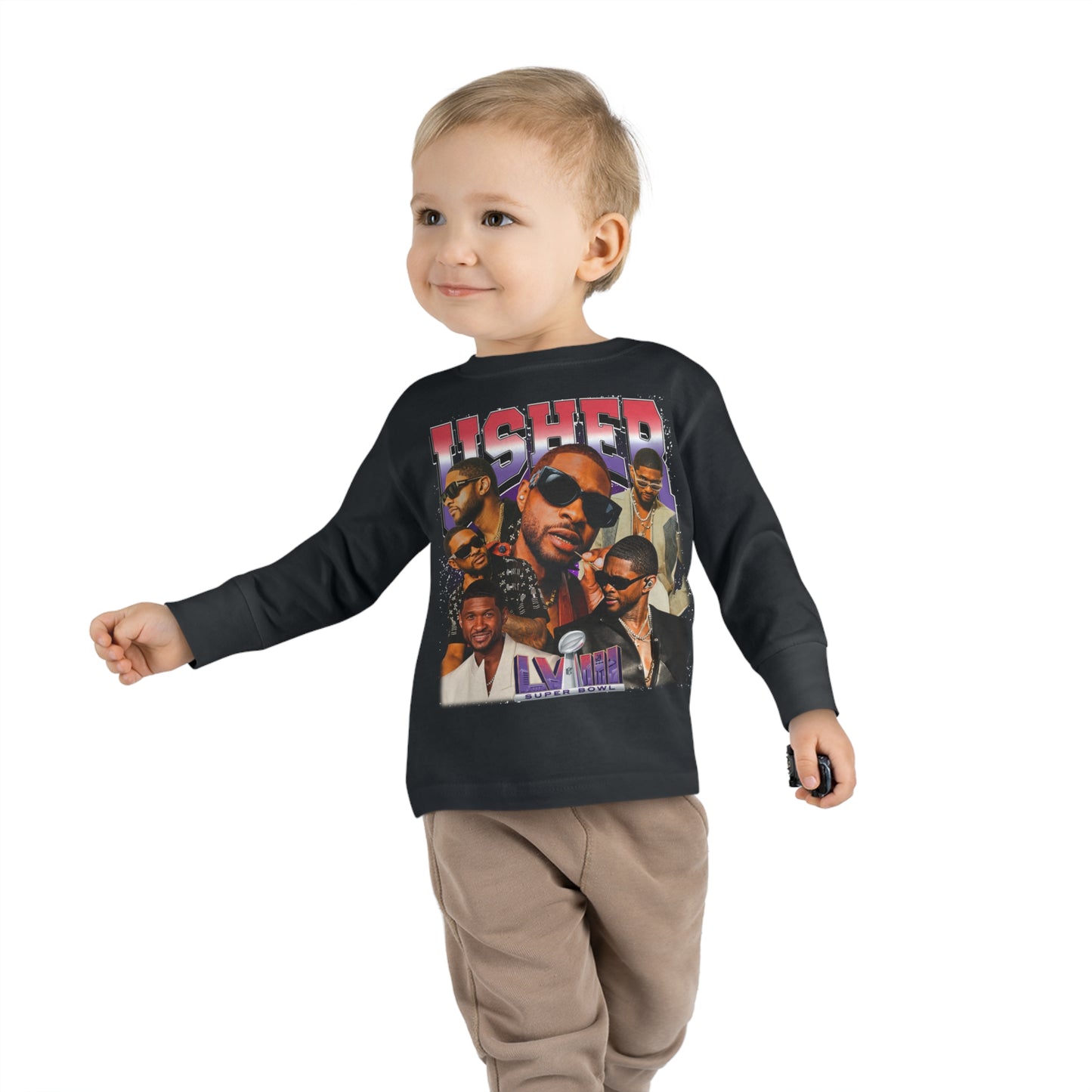 Usher | Super Bowl Halftime | Toddler Long Sleeve Tee