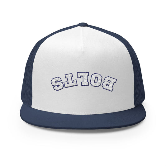 Bolts 5 Panel Adult Unisex Trucker Hat
