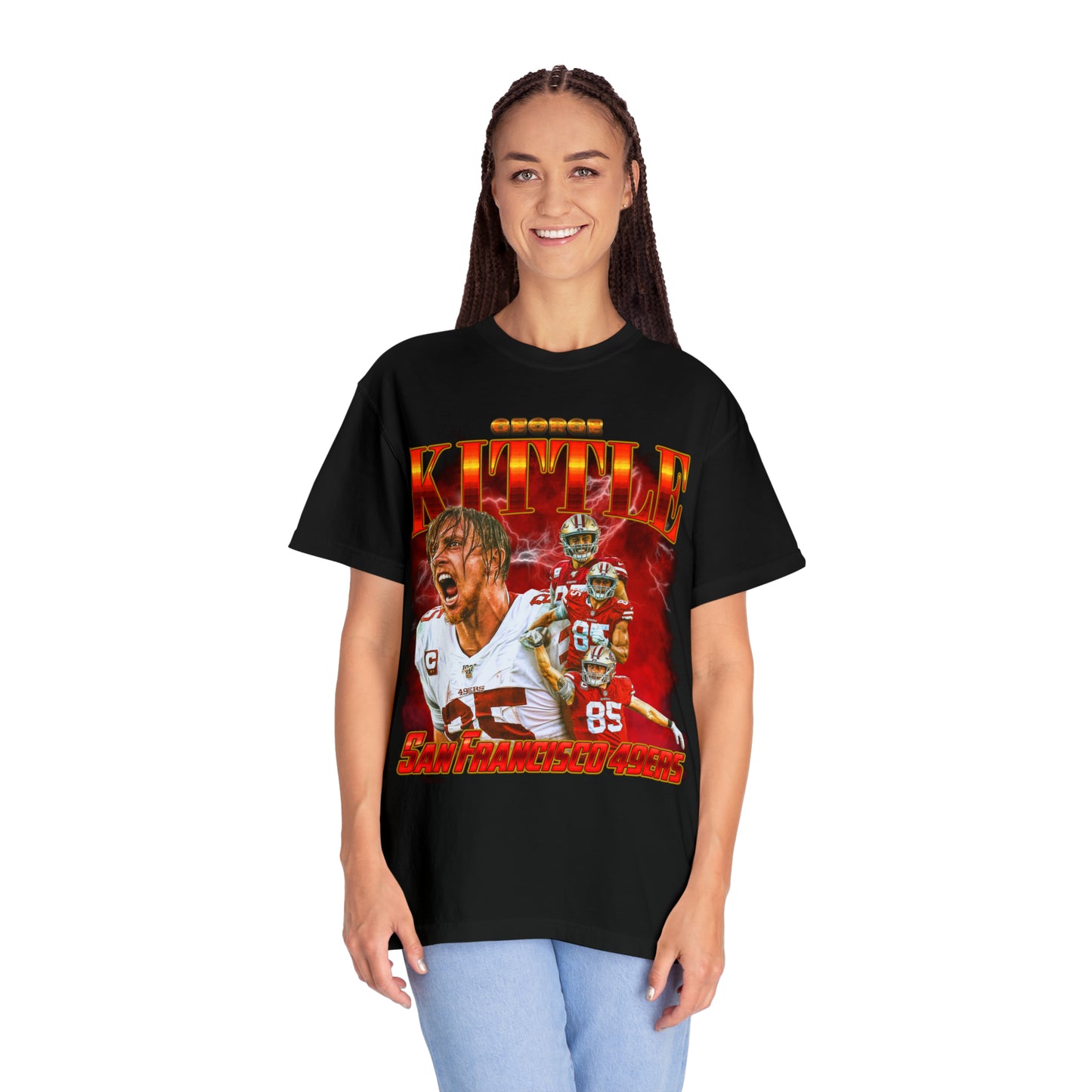 George Kittle | 49ers | Unisex Comfort Colors T-shirt