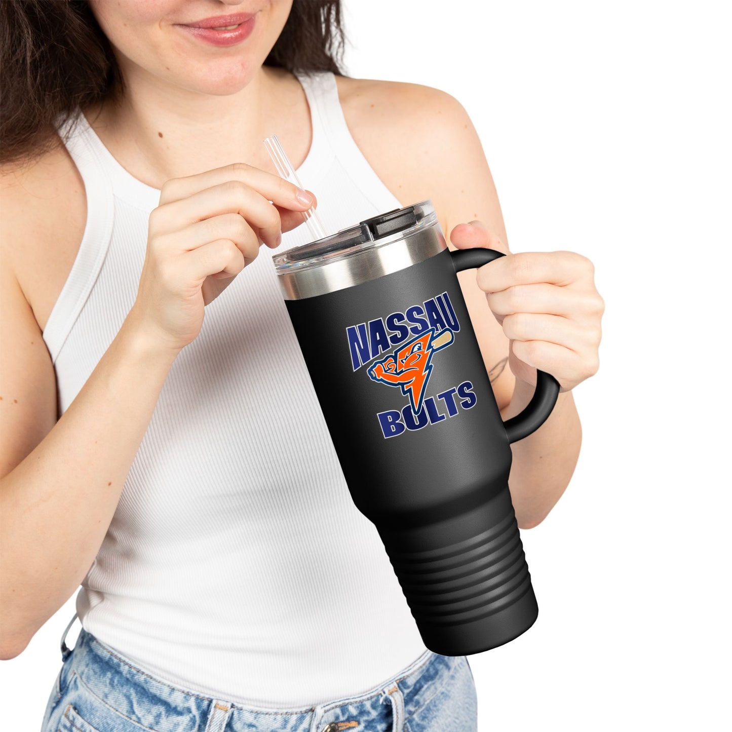 Personalized Bolts Insulated 40oz Mug