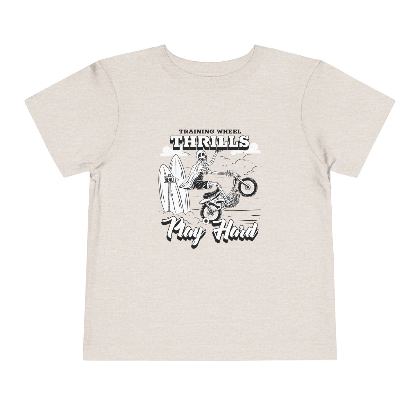 Training Wheels, Play Hard | Toddler Tee