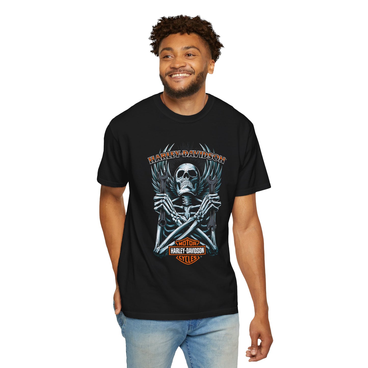 Vintage Skelly | Adult Unisex Garment-Dyed T-shirt