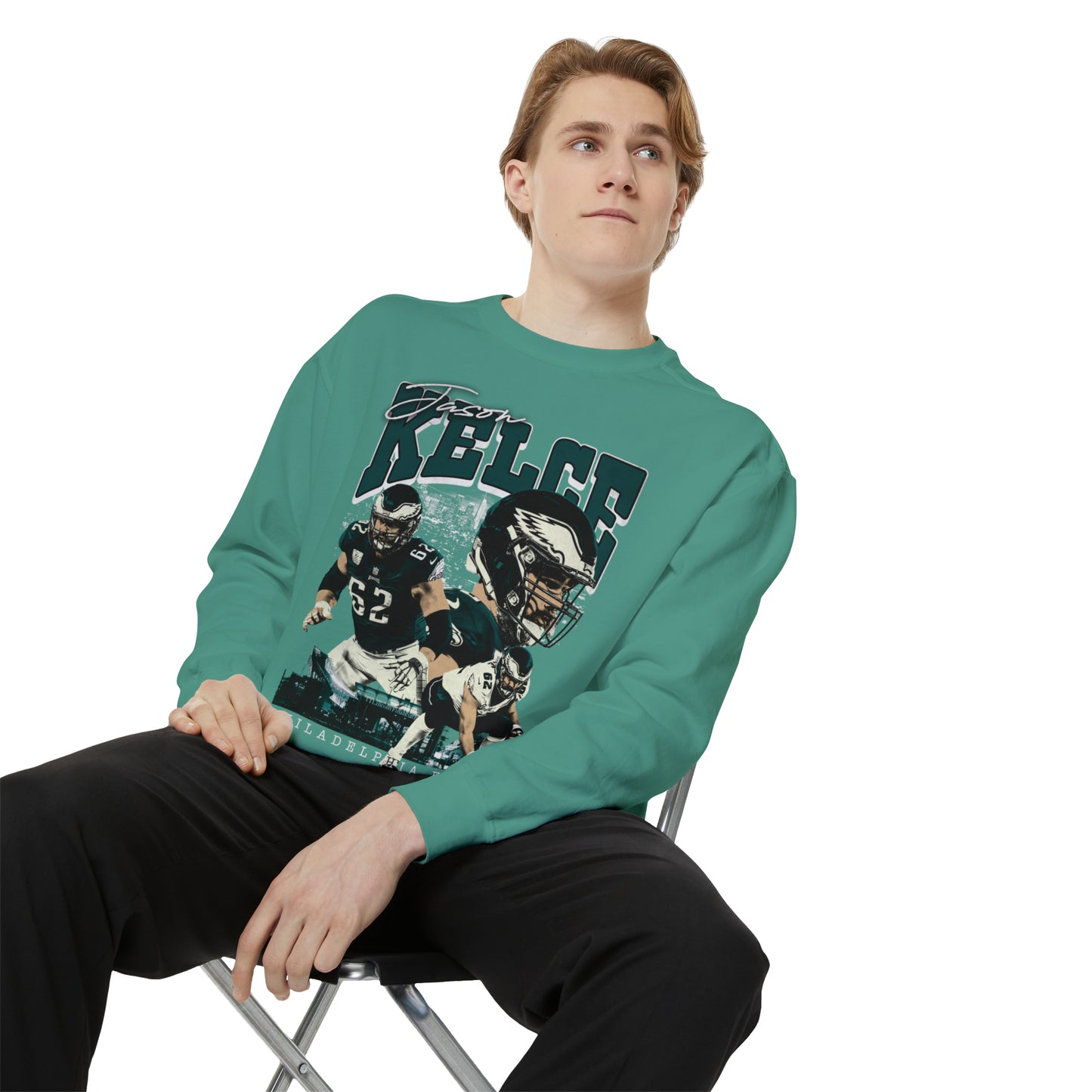 Jason Kelce | Eagles | Unisex Comfort Colors Crewneck