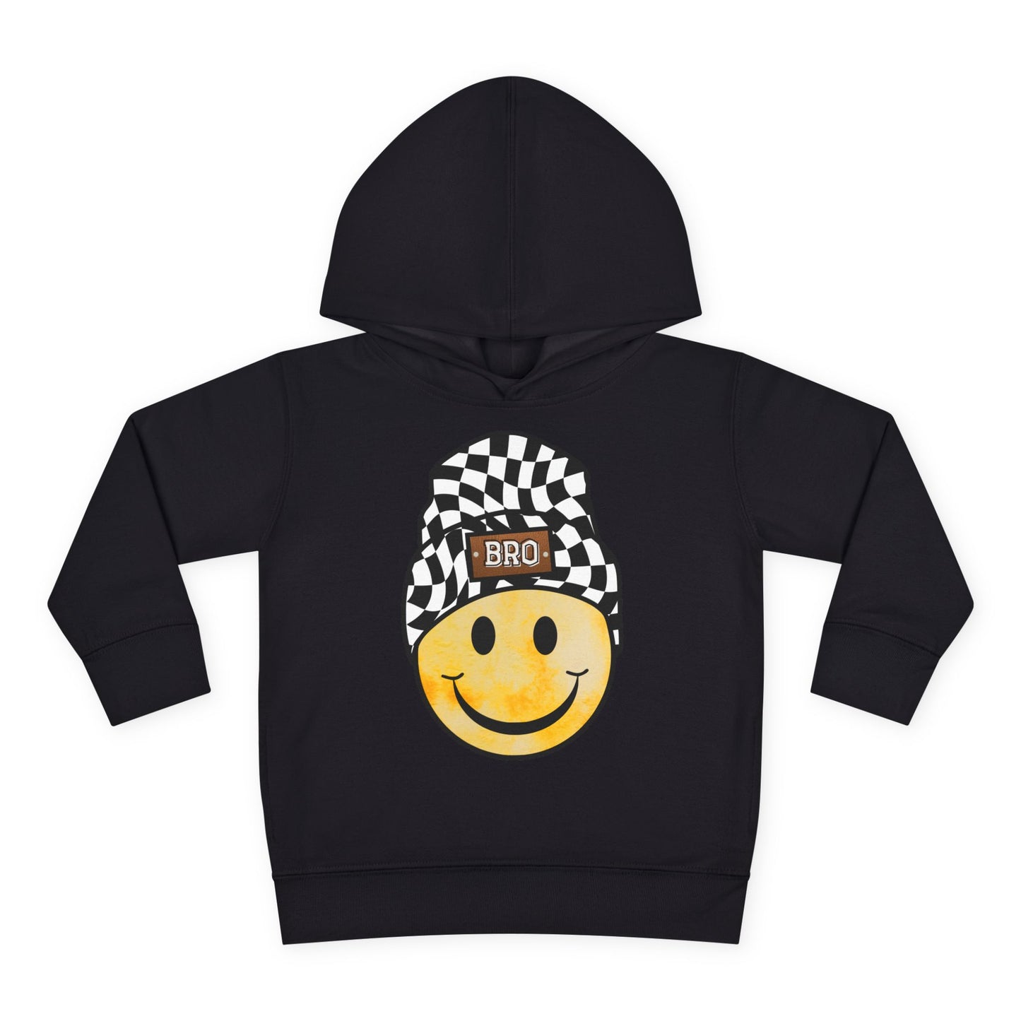 Bro Checkered Beanie | Toddler Hoodie