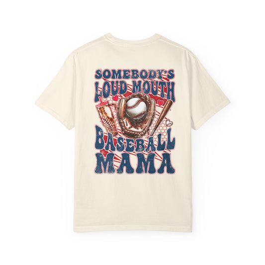Personalized Loud Mouth Mama Garment-Dyed Tee