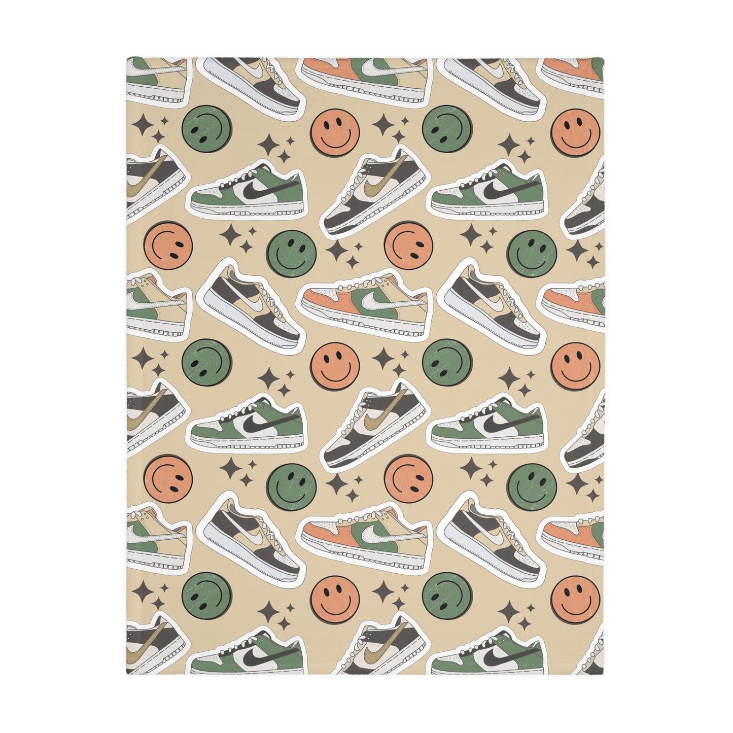 Happy Feet | Velveteen Minky Blanket (Two-sided print)