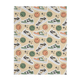 Happy Feet | Velveteen Minky Blanket (Two-sided print)