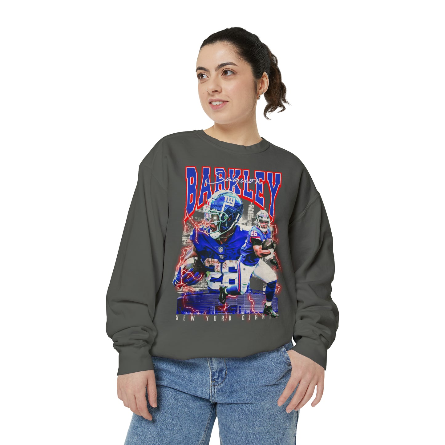 Saquon Barkley | Giants | Unisex Comfort Colors Crewneck