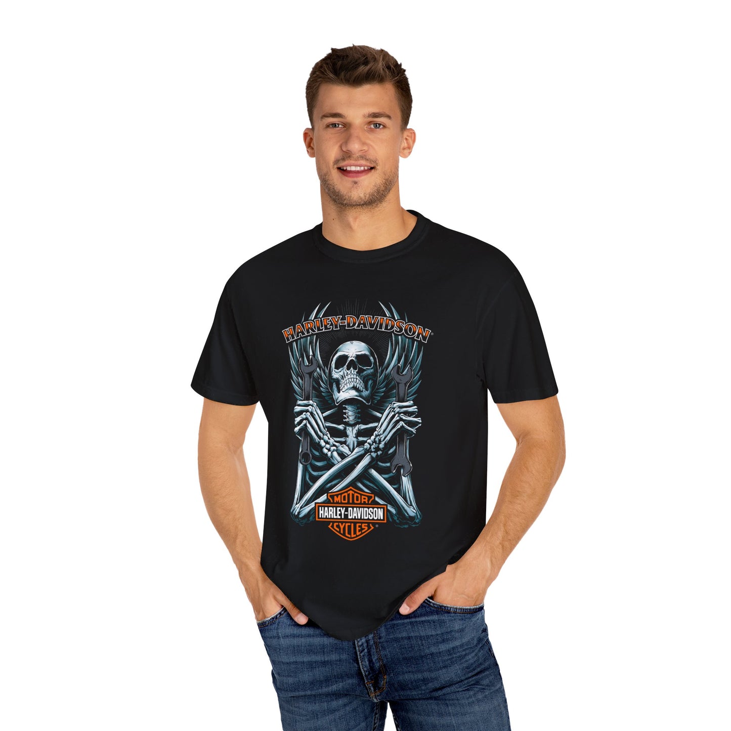 Vintage Skelly | Adult Unisex Garment-Dyed T-shirt