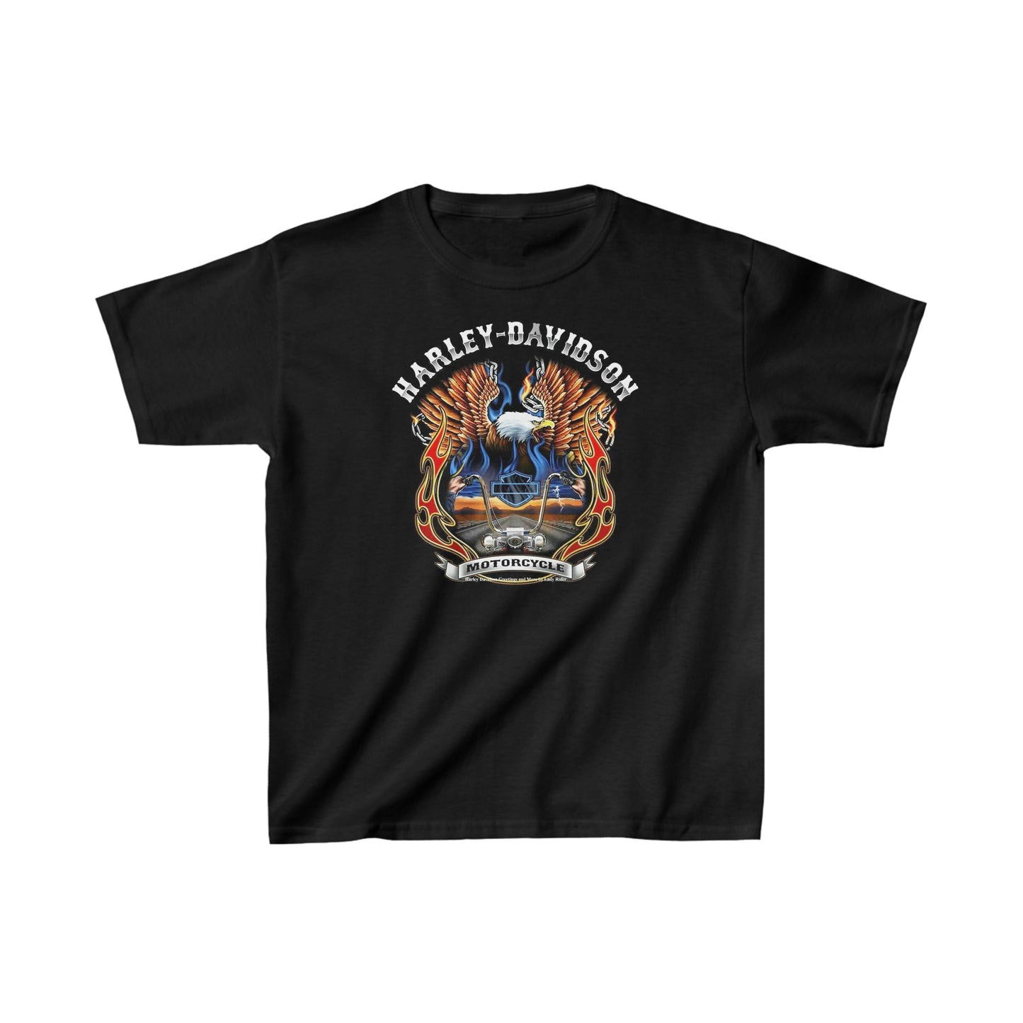 Harley Davidson Flamin' | Youth Tee