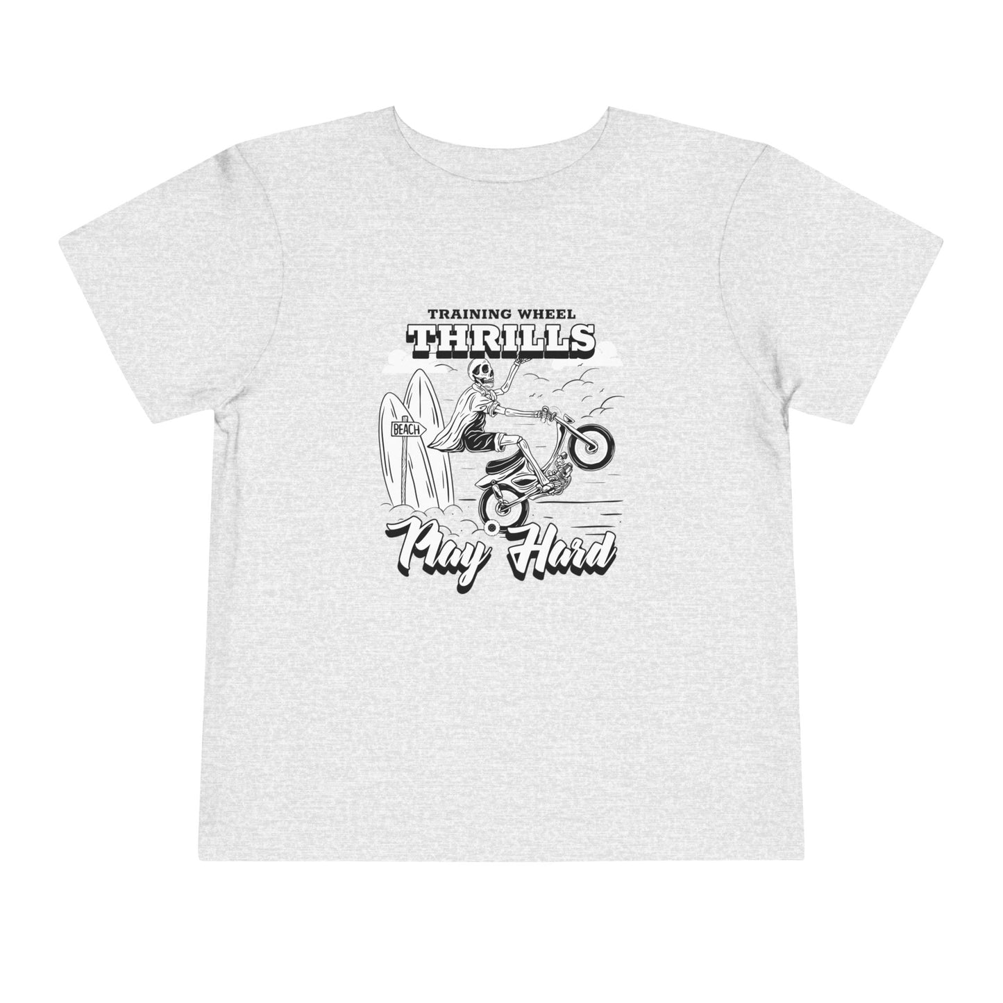 Training Wheels, Play Hard | Toddler Tee