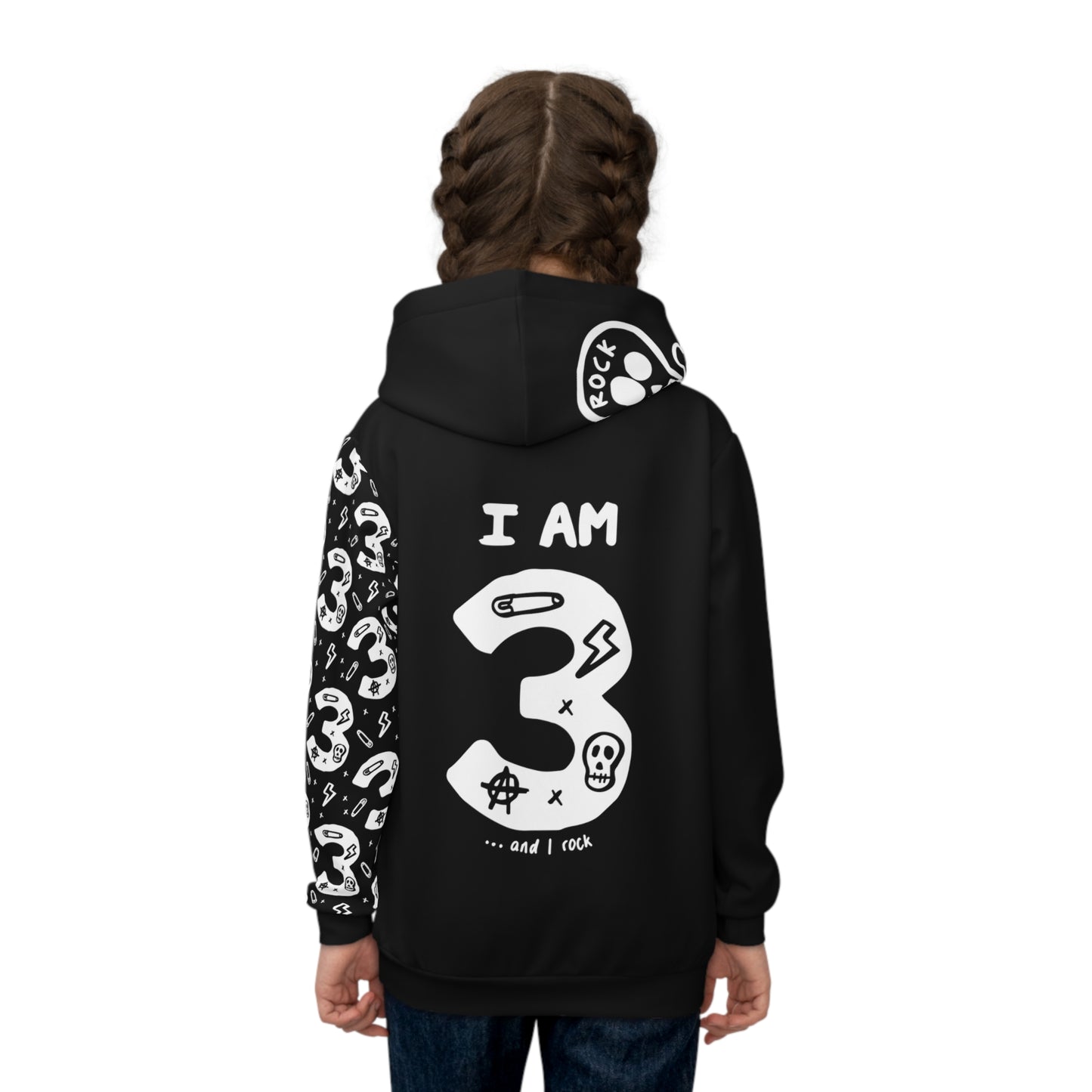 Rockin' Three | Children's Hoodie