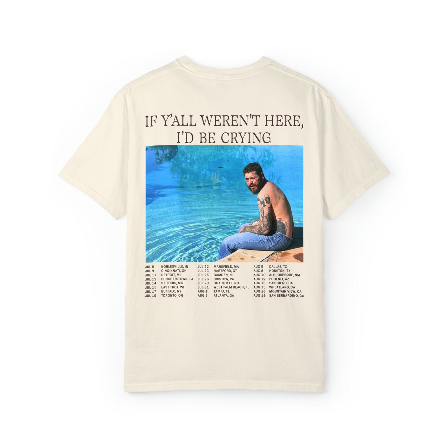 Posty - Post Malone Tour Tee | Unisex Comfort Colors T-shirt