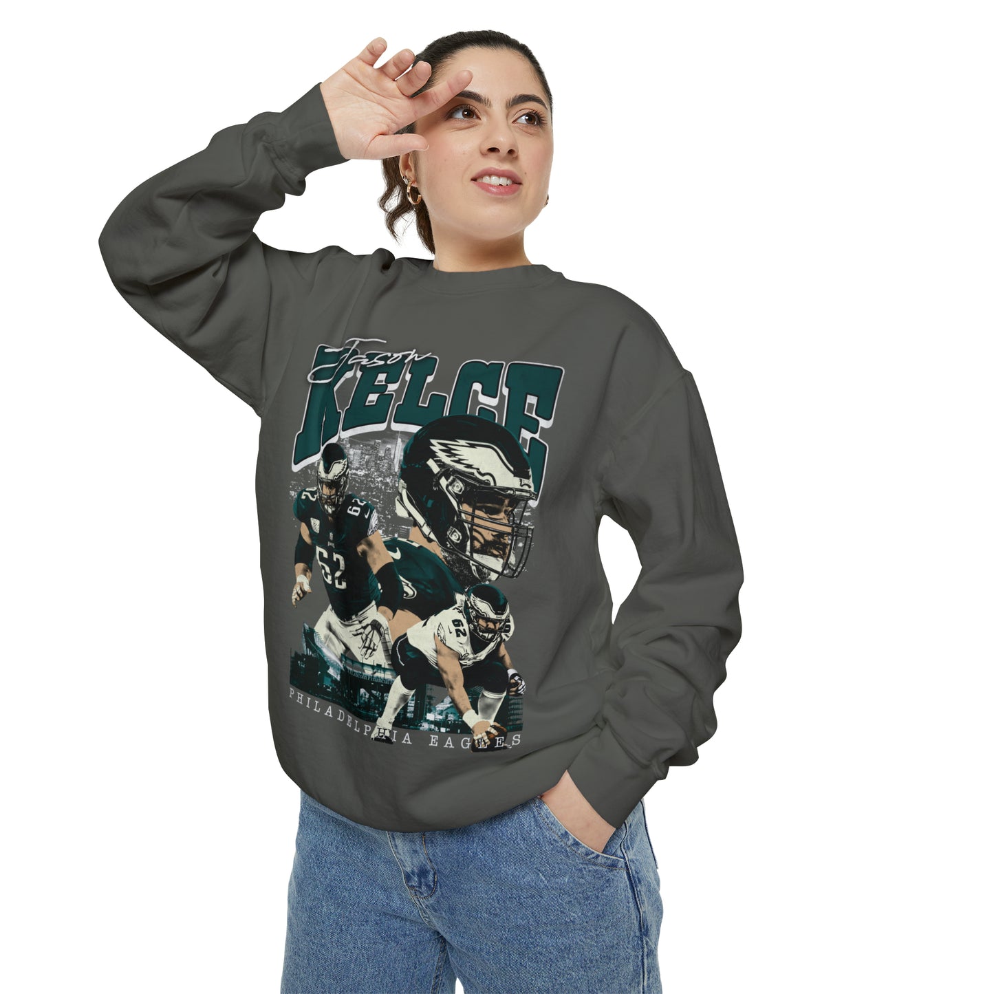 Jason Kelce | Eagles | Unisex Comfort Colors Crewneck