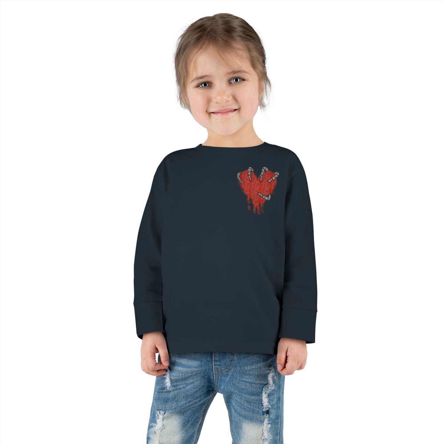 Loved 2 Death | Valentine Long Sleeve Toddler Tee