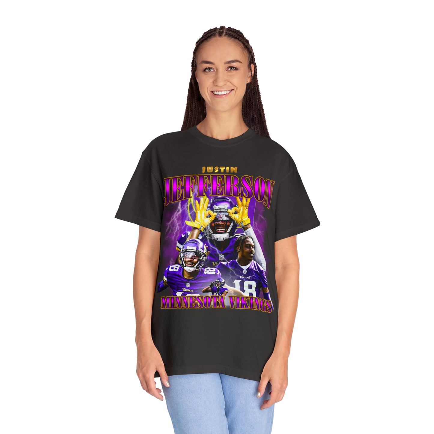 Justin Jefferson | Vikings | Unisex Comfort Colors T-shirt