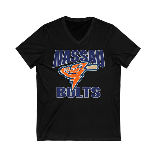 Personalized Adult Bolts Unisex V-Neck Tee