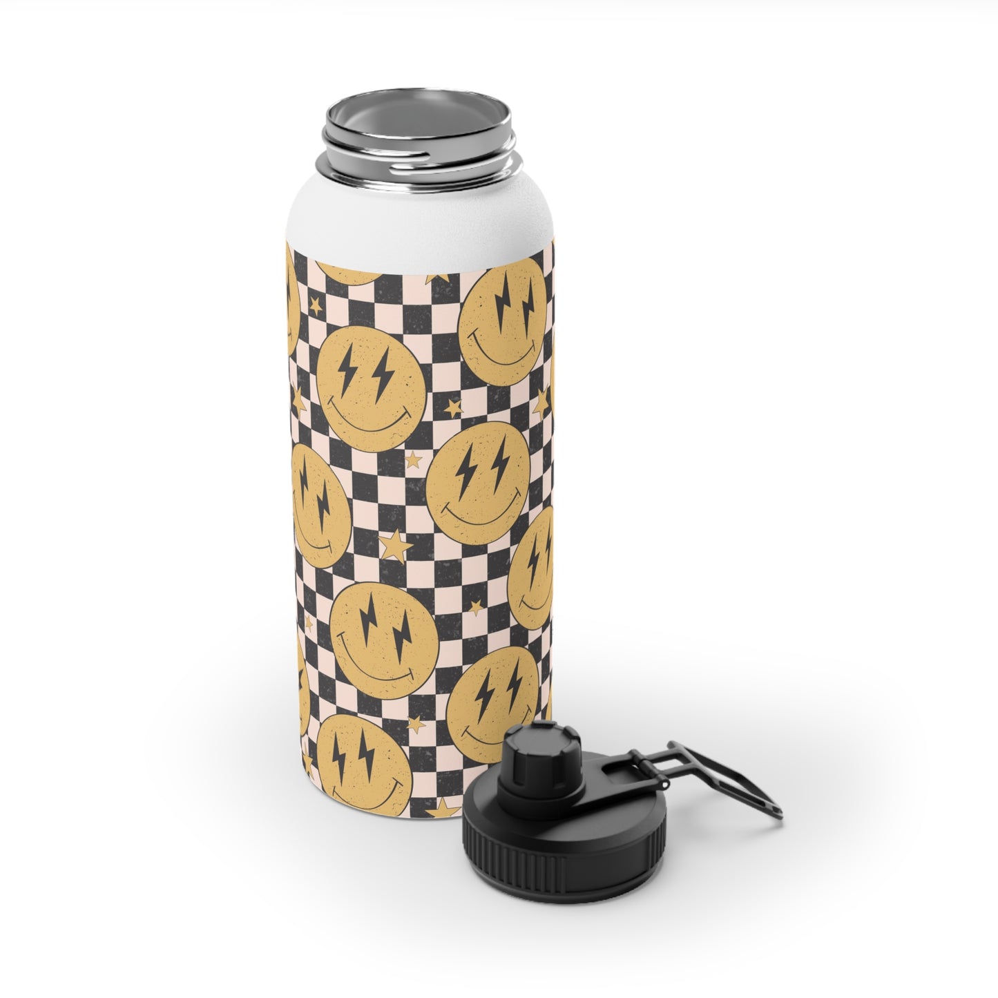 Bolt Face | Stainless Steel Water Bottle, Sports Lid