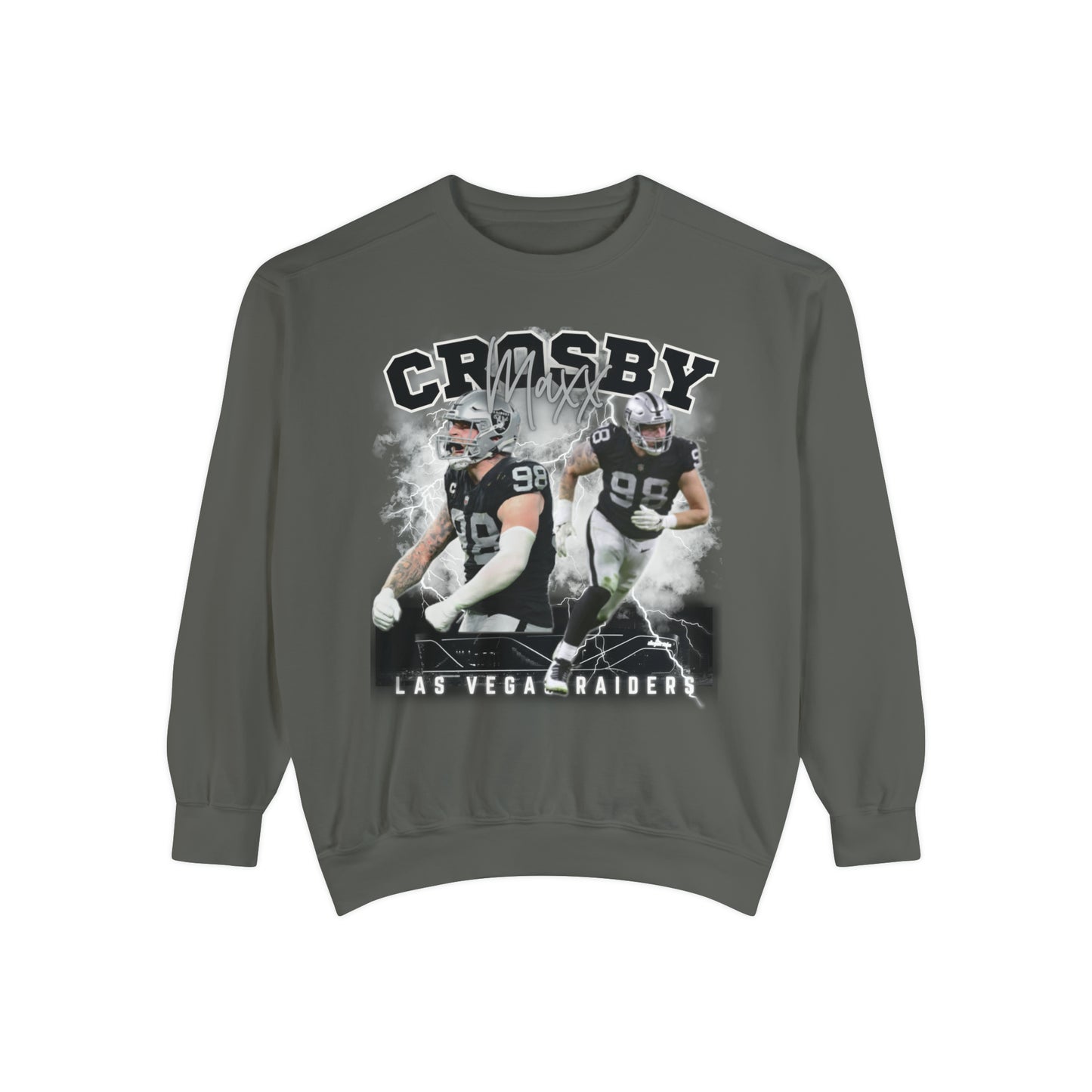 Maxx Crosby | Raiders | Unisex Comfort Colors Crewneck